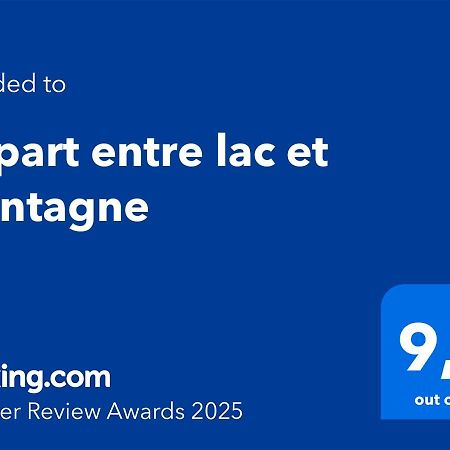 Appart Entre Lac Et Montagne Saint-Jean-de-Sixt Exterior foto
